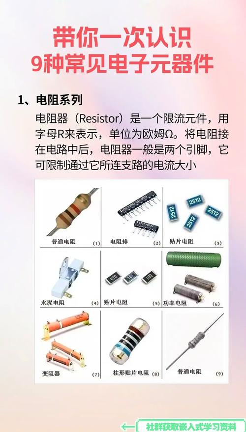 9种常见电子元器件详解及图片